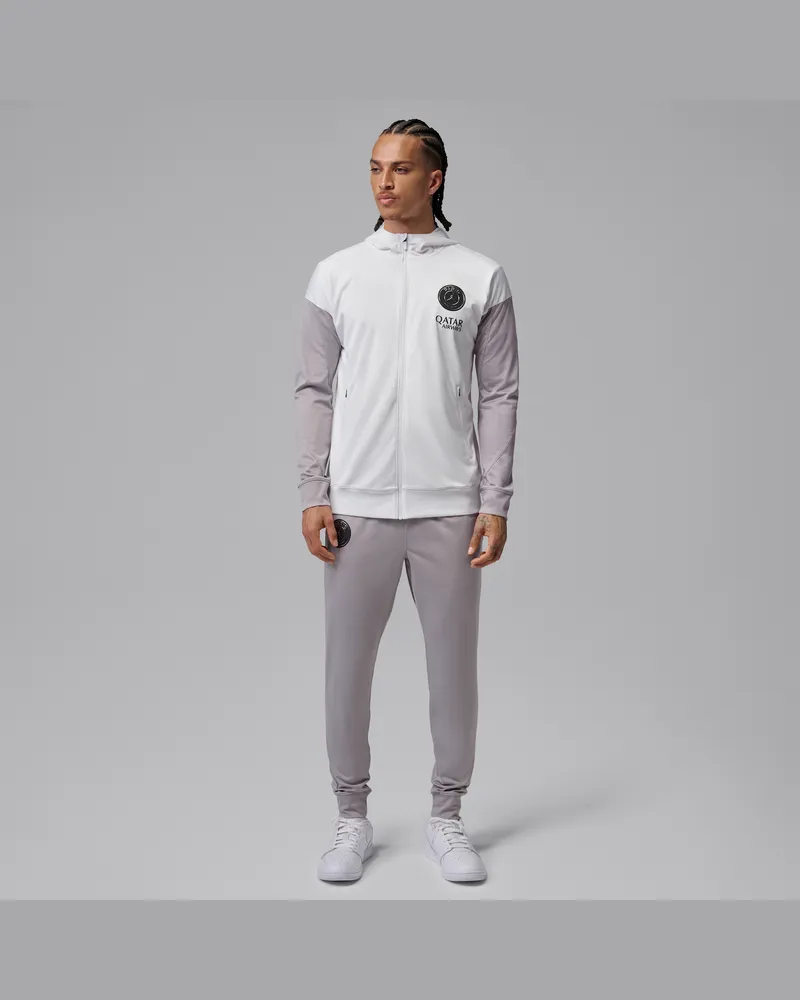 Jordan Paris Saint-Germain Strike Night Edition  Dri-FIT-Fußball-Trainingsanzug mit Kapuze (Herren) - Weiß Weiß
