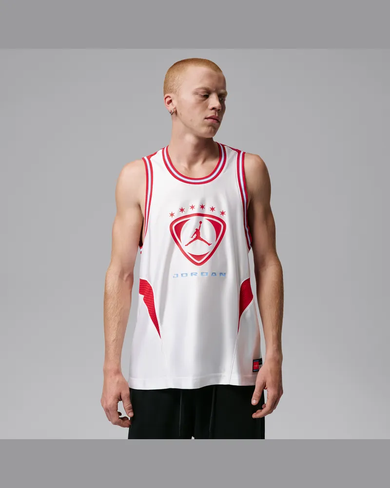 Jordan Brooklyn ärmelloses Trikot (Herren) - Weiß Weiß