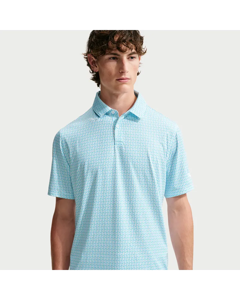 Nike Velocity Dri-FIT Golf-Poloshirt mit Print (Herren) - Weiß Weiß