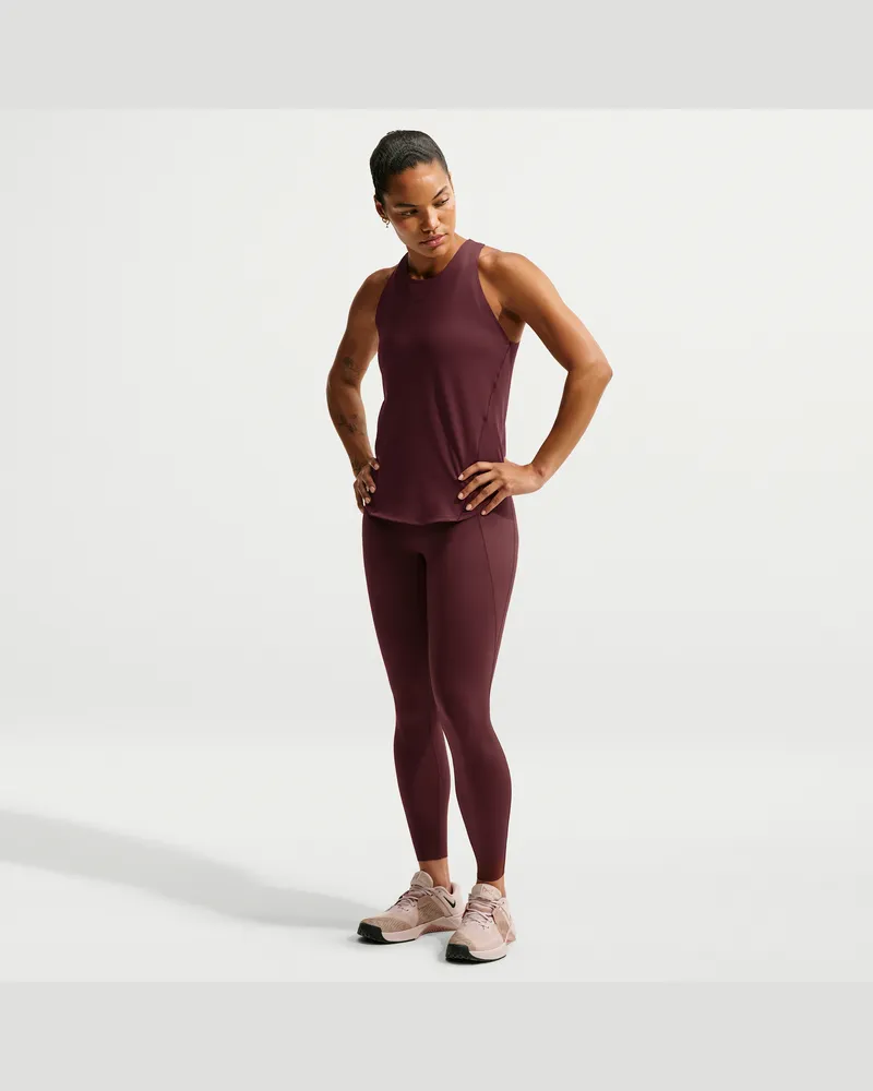 Nike Universa 7/8-Leggings mit hohem Bund und ohne Frontnaht (Damen) - Lila Lila