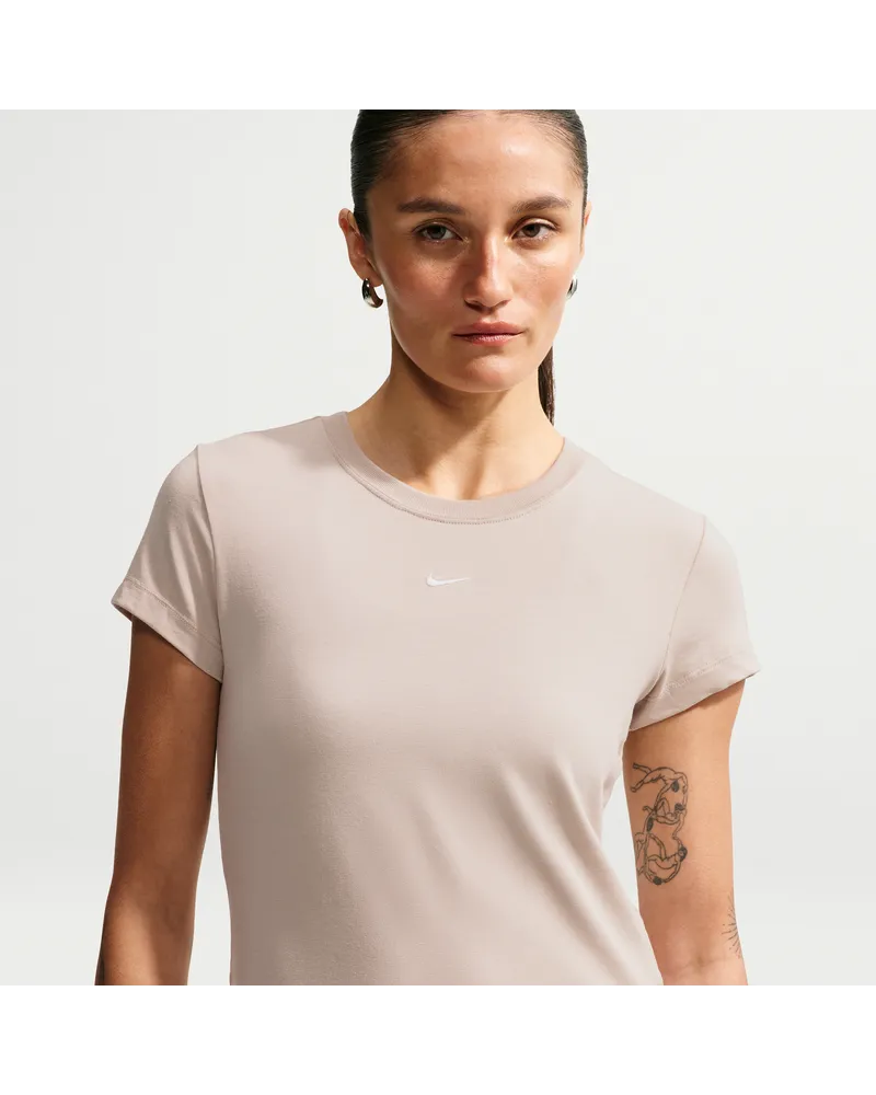Nike Chill Knit Damen-T-Shirt - Braun Braun