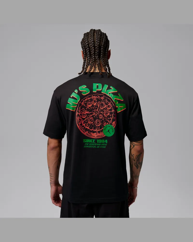 Jordan Men-T-Shirt mit Grafik - Schwarz Schwarz