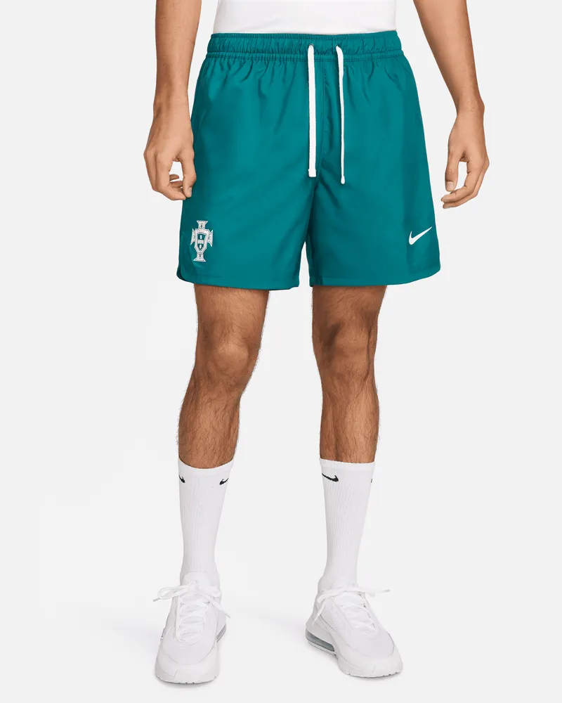 Nike Portugal Sport Essential Flow Herren FußBallshorts Aus Webmaterial Mit Futter GrüN