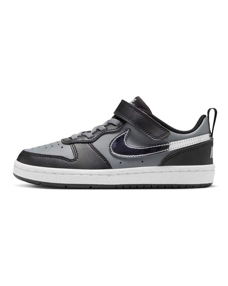 Nike Court Borough Low Schuh für jüngere Kinder - Schwarz Schwarz