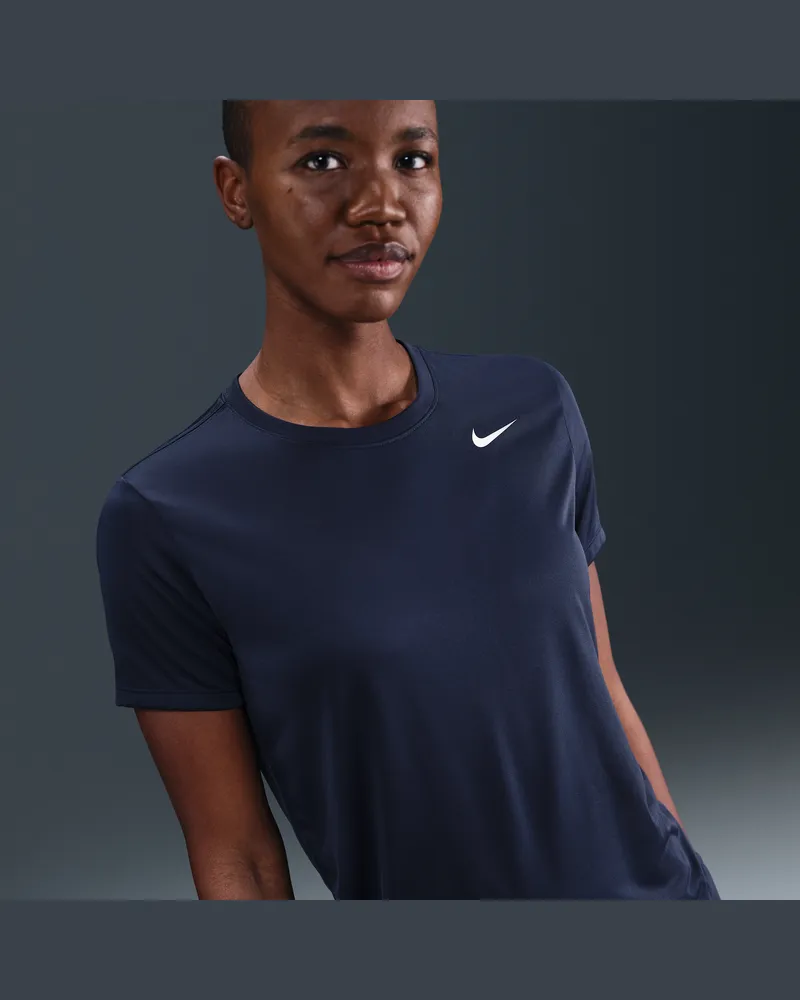 Nike Dri-FIT Damen-T-Shirt - Blau Blau