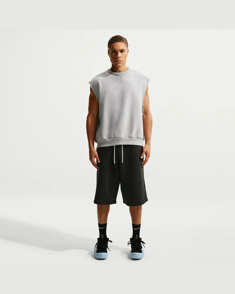 Nike Standard Issue Therma-FIT Fleece-Basketballshorts (Herren) (ca. 35,5 cm) - Schwarz Schwarz