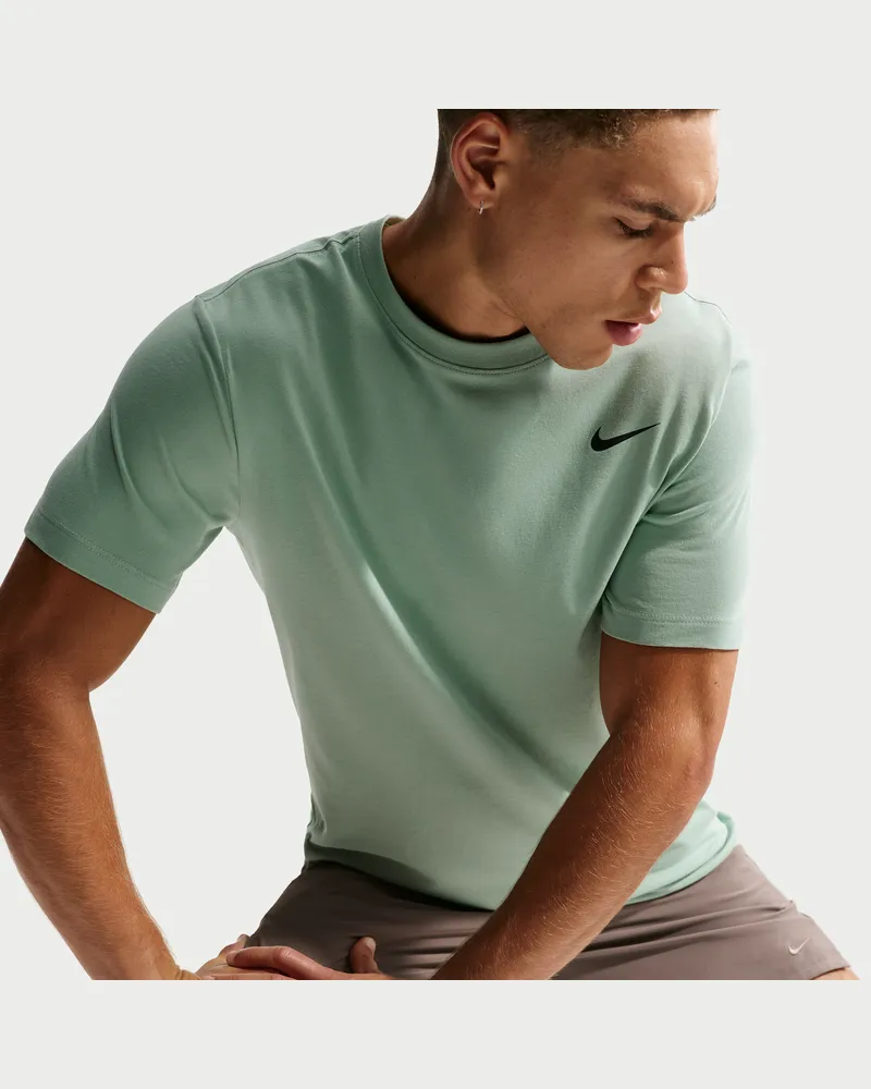 Nike Dri-FIT Fitness-T-Shirt für Herren - Grün Grün