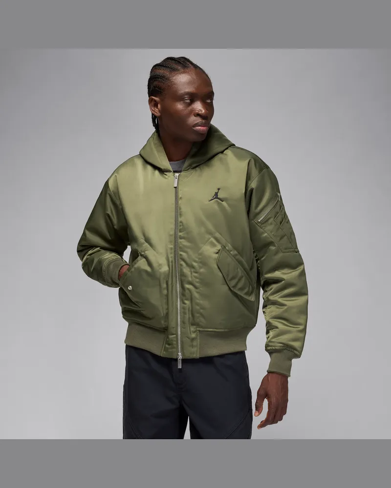 Jordan Renegade Flight Therma-FIT Jacke mit Kapuze (Herren) - Grün Grün
