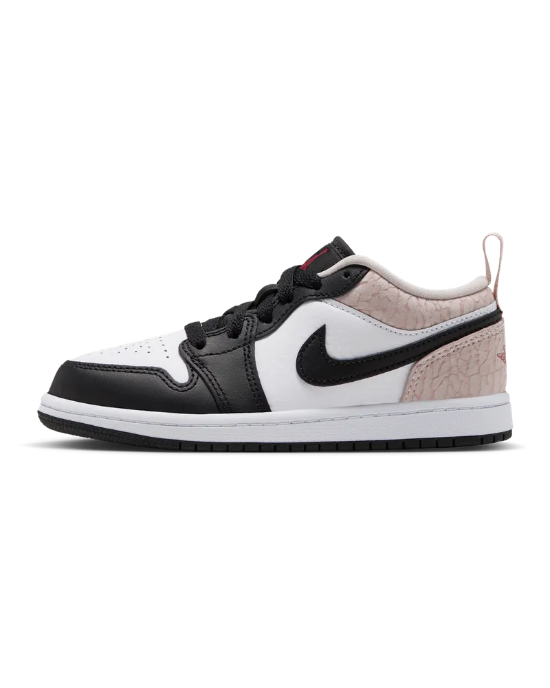 Jordan 1 Low SE Schuh (jüngere Kinder) - Schwarz Schwarz