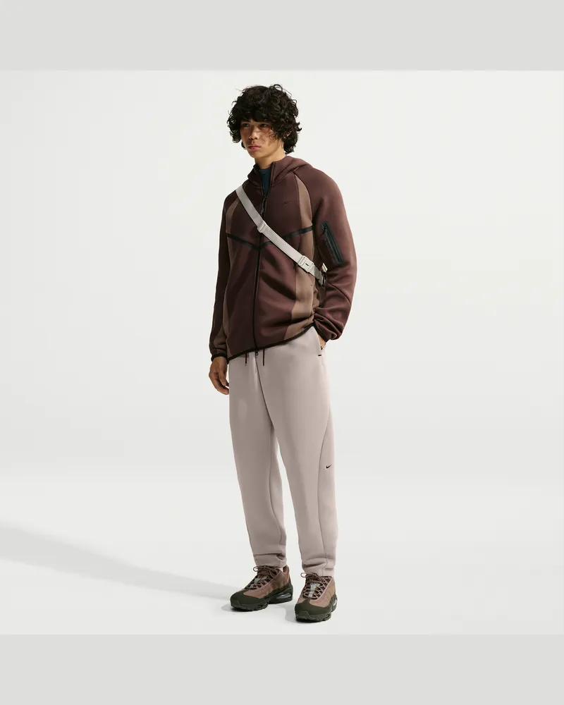 Nike Tech weite Hose aus Fleece (Herren) - Grau Grau