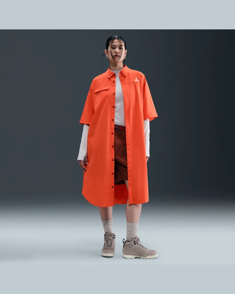 Nike ACG "Orb Weaver" Dri-FIT ADV-Kleid mit UV-Schutz (Damen) - Rot Rot