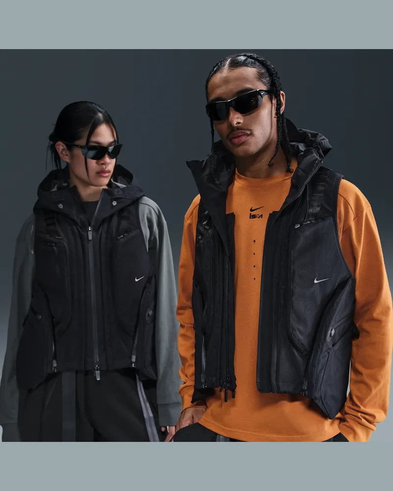 Nike ISPA modulare Weste - Schwarz Schwarz