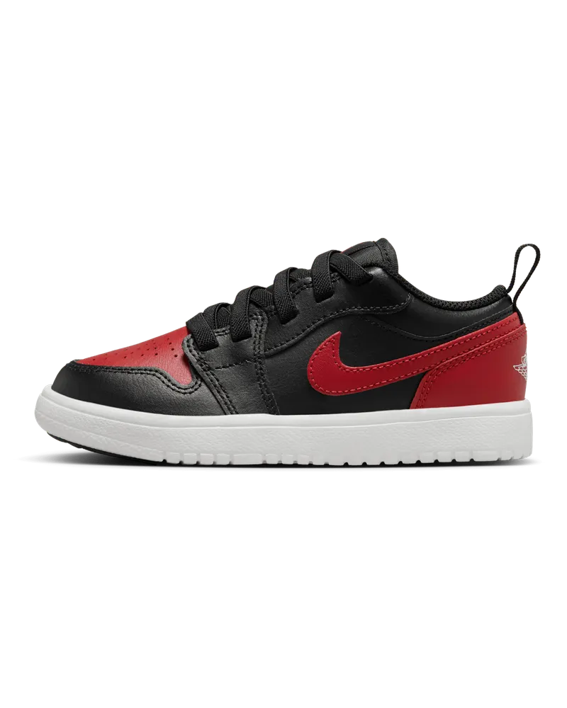 Jordan 1 Low Alt Schuh für jüngere Kinder - Schwarz Schwarz