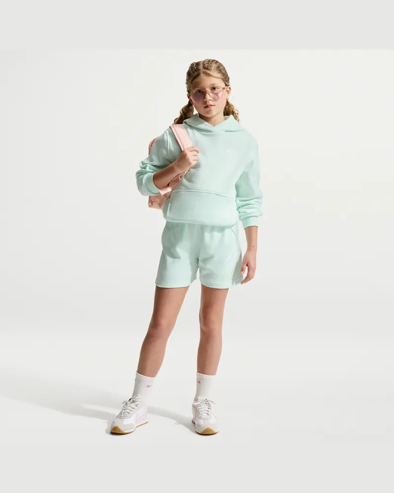 Nike Club French-Terry-Shorts (12,5 cm) für ältere Kinder (Mädchen) - Grün Grün