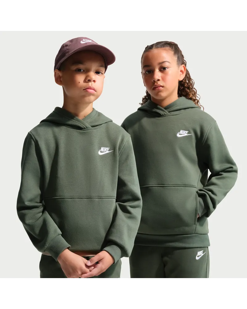 Nike Club Fleece Hoodie für ältere Kinder - Grün Grün