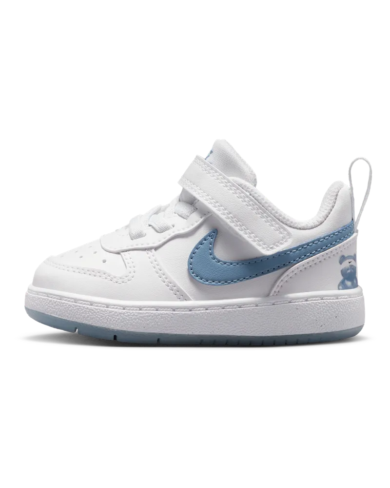 Nike Court Borough Low Schuh für Babys und Kleinkinder - Weiß Weiß
