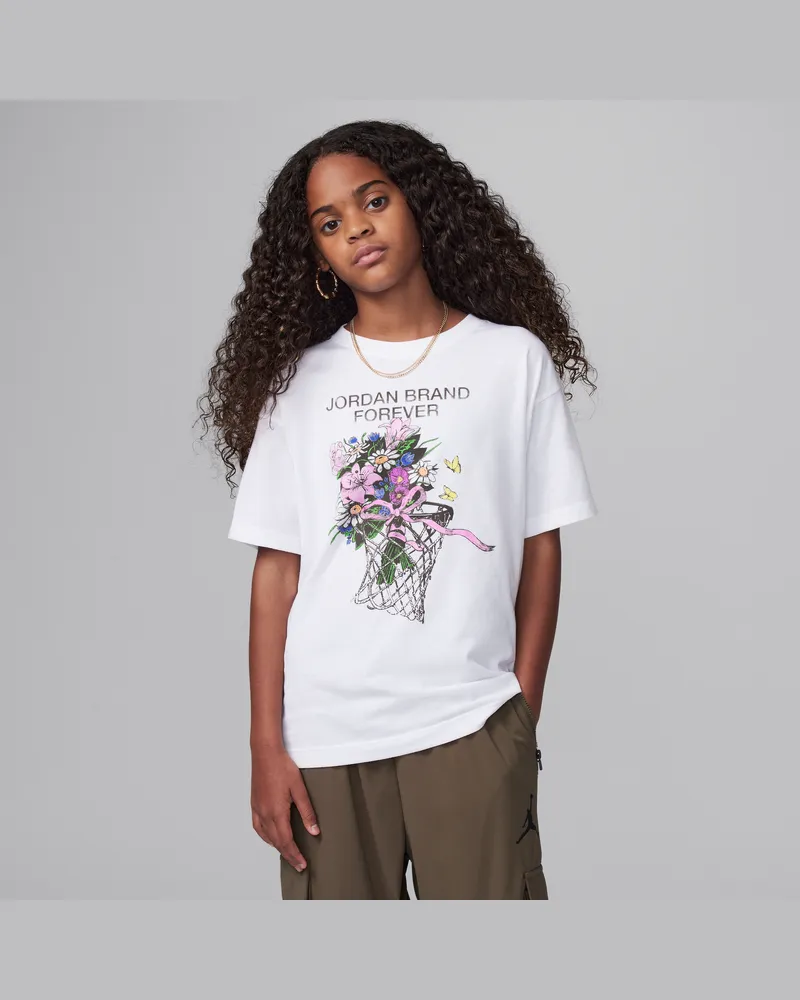Jordan Brand Forever T-Shirt (ältere Kinder) - Weiß Weiß