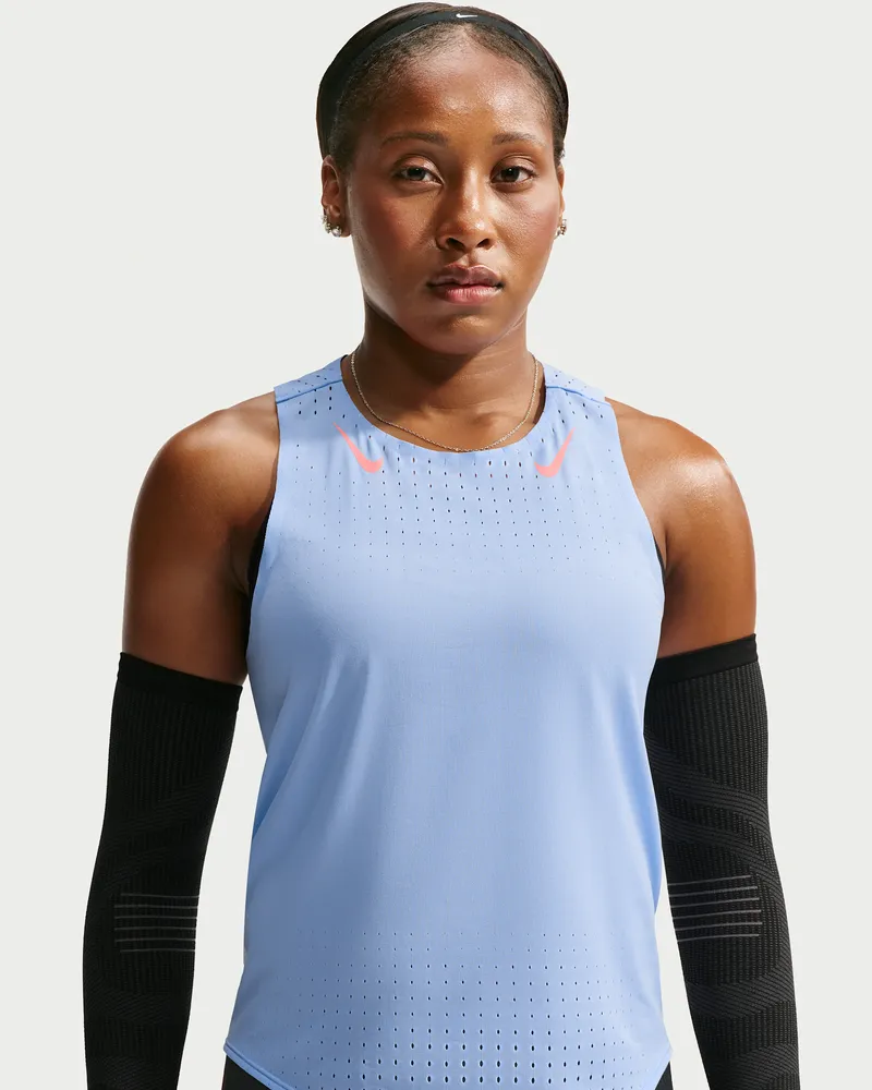 Nike AeroSwift Dri-FIT ADV Lauf-Singlet für Damen - Blau Blau