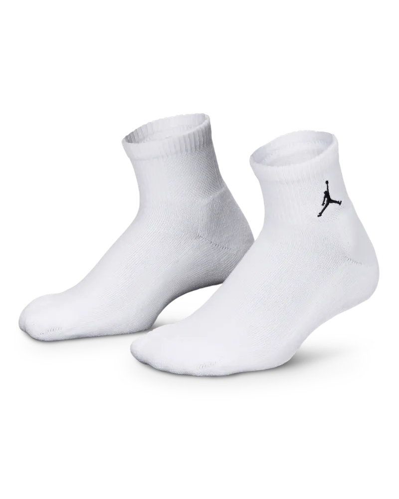 Jordan Essentials für jeden Tag Knöchelsocken für ältere Kinder (6 Paar) - Weiß Weiß