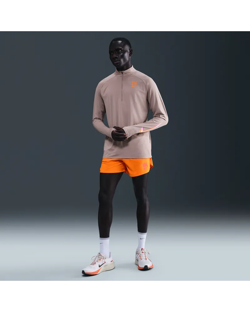 Nike Stride "Eliud Kipchoge" Dri-FIT-Laufshorts mit Futter (Herren, ca. 12,5 cm) - Orange Orange
