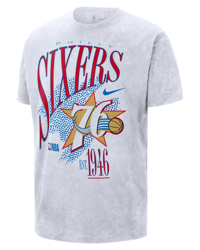 Nike Philadelphia 76ers Hardwood Classics  NBA-T-Shirt für Herren - Weiß Weiß