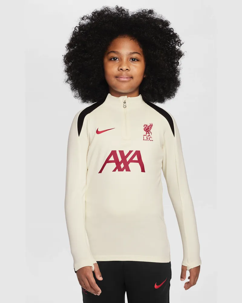 Nike FC Liverpool Strike Special Edition  Dri-FIT Fußball-Drill-Oberteil (ältere Kinder) - Weiß Weiß