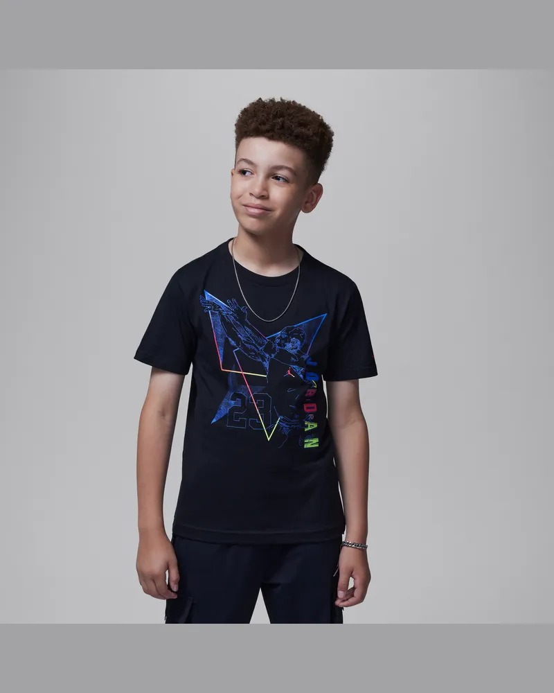 Jordan Collect 'Em All" 23 T-Shirt für ältere Kinder - Schwarz Schwarz