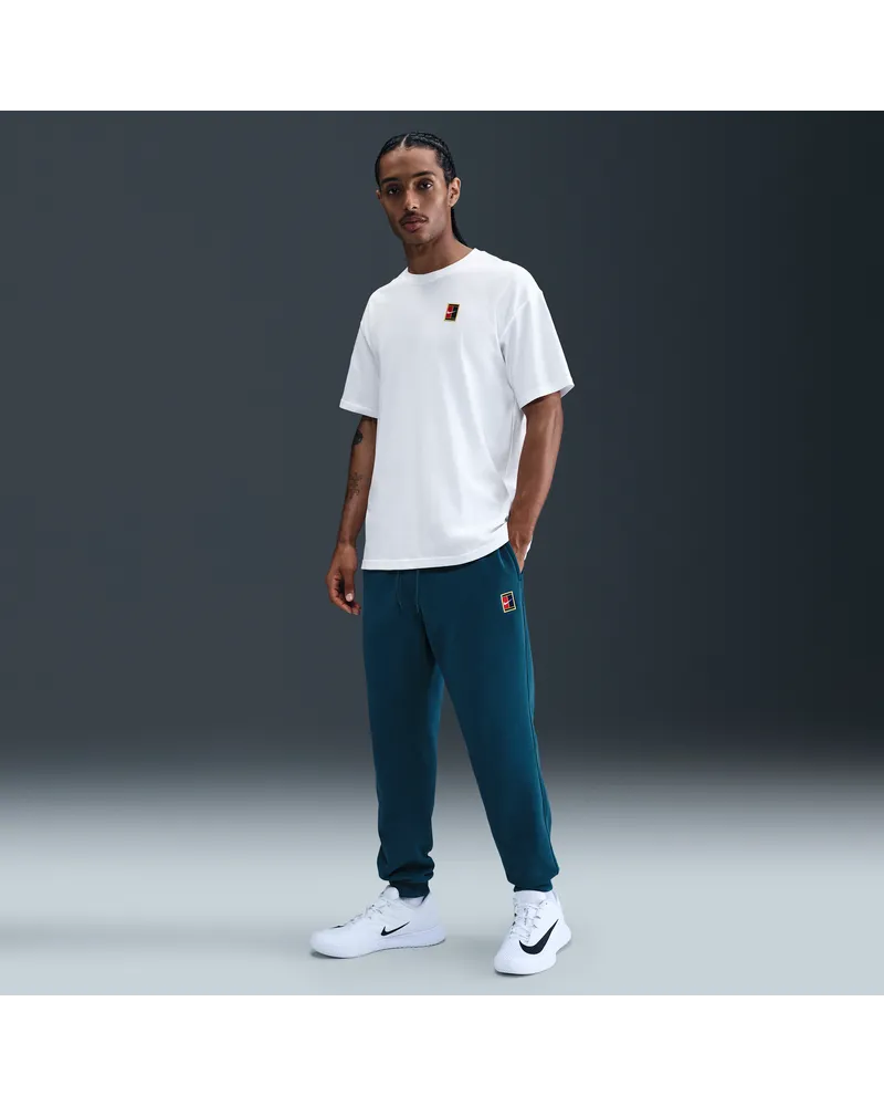 Nike Court Heritage Dri-FIT Fleece-Tennis-Jogger (Herren) - Blau Blau