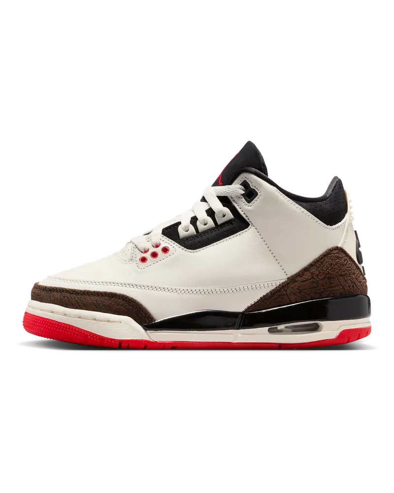 Jordan Air  3 "World's Best" Schuh (ältere Kinder) - Weiß Weiß