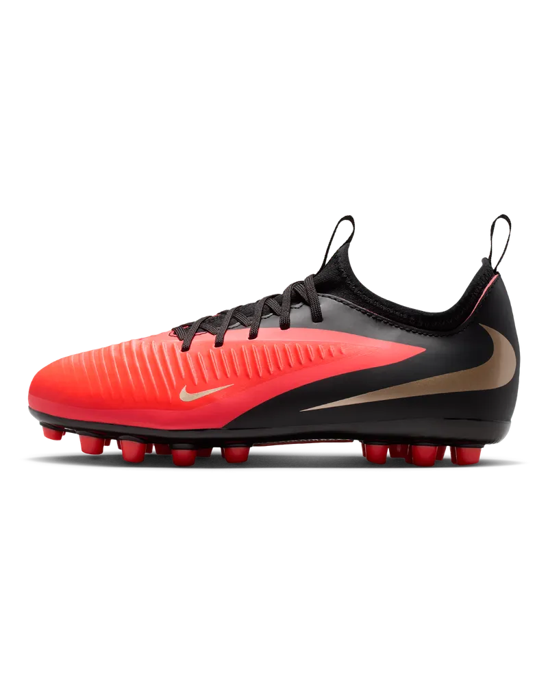 Nike Jr. Phantom 6 Low Academy Fußballschuh für Kunstrasen (ältere Kinder) - Rot Rot