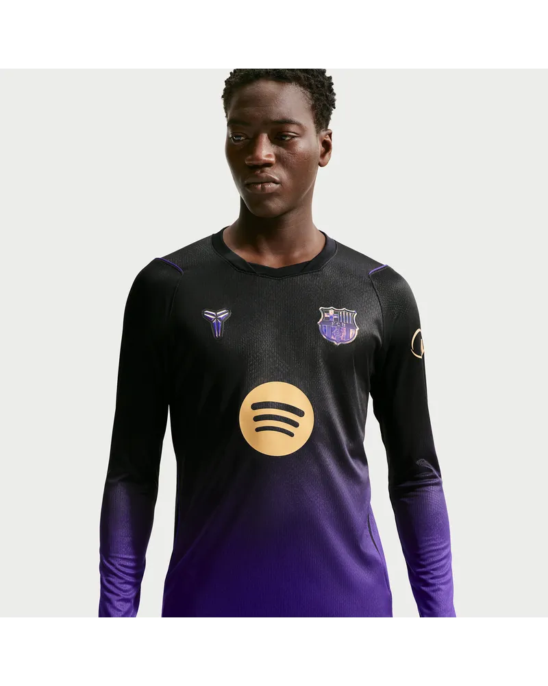 Nike FC Barcelona 2026/27 Stadium Away Kobe Dri-FIT Replika-Longsleeve-Fußballtrikot (Herren) - Lila Lila