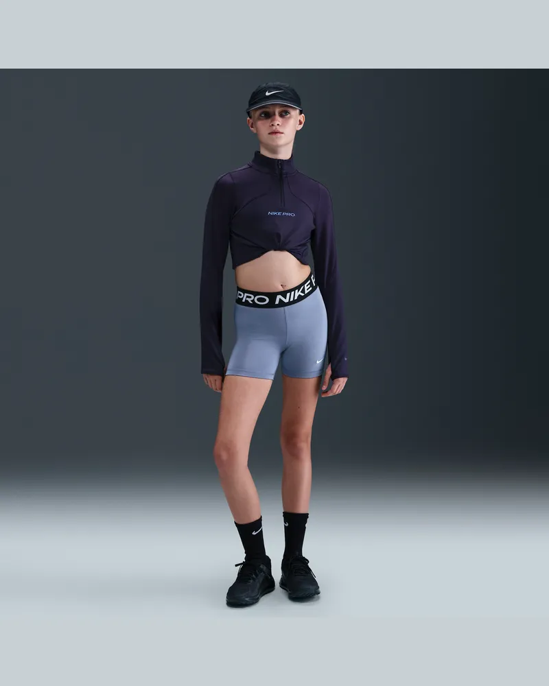 Nike Pro Shorts (Mädchen) - Blau Blau