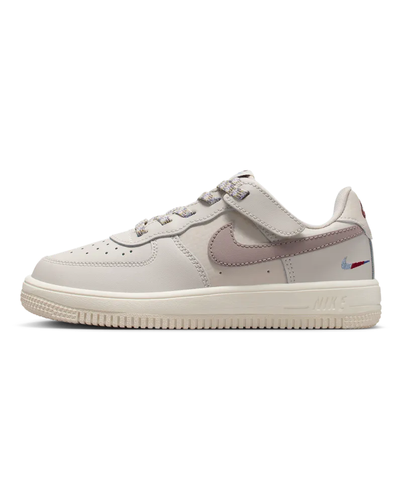 Nike Force 1 Low LV8 EasyOn Schuh (jüngere Kinder) - Braun Braun