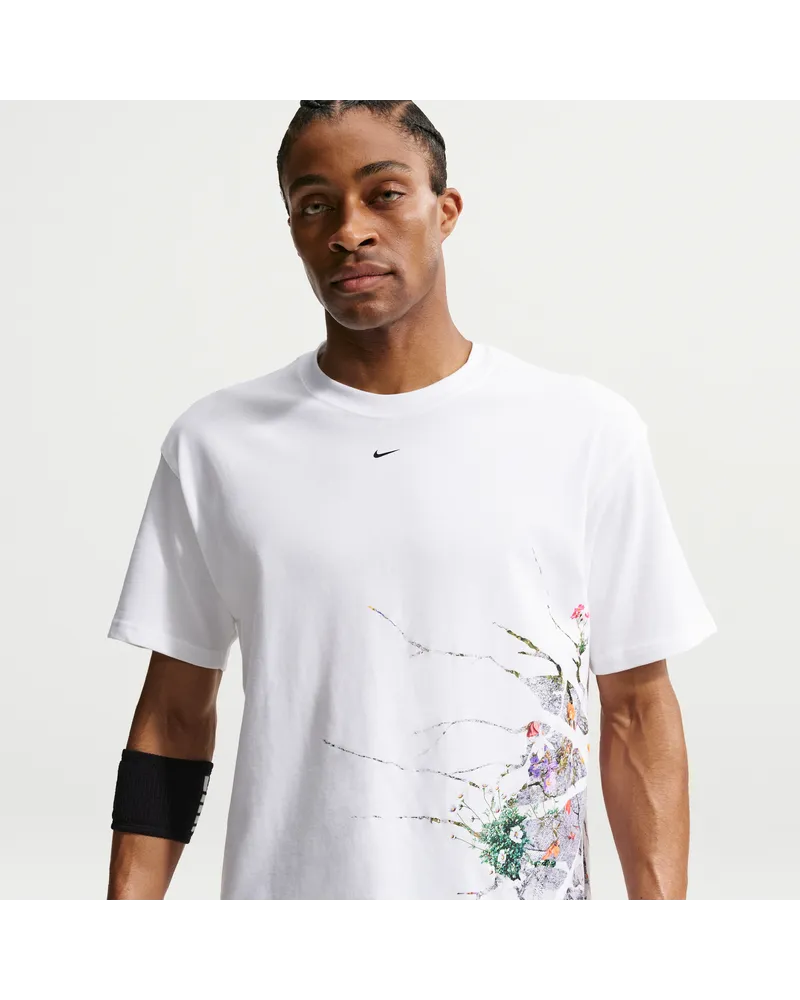 Nike Basketball-T-Shirt (Herren) - Weiß Weiß