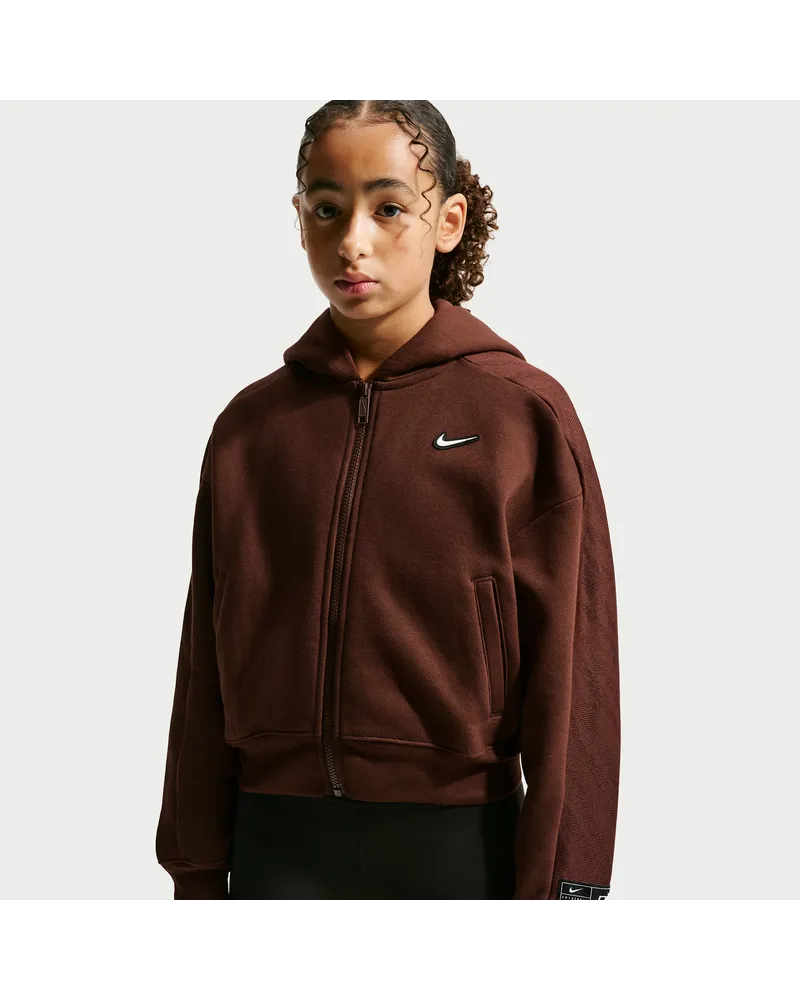 Nike Dance-Longsleeve aus Fleece (ältere Kinder, Mädchen) - Lila Lila