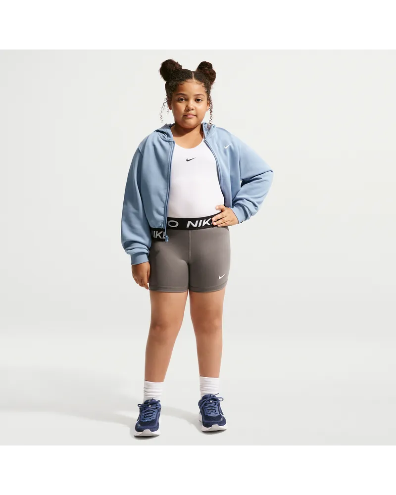 Nike Pro Dri-FIT Shorts (Mädchen, große Größe) - Grau Grau