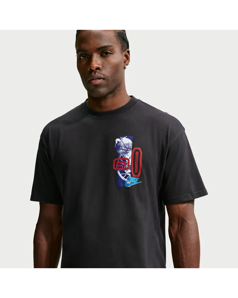 Nike Basketball-T-Shirt (Herren) - Schwarz Schwarz