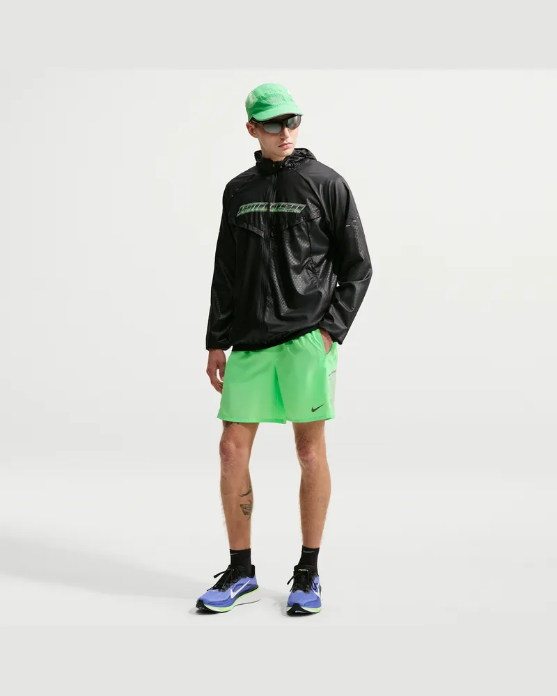 Nike Miler Dri-FIT 2-in-1-Laufshorts (Herren, ca. 18 cm) - Grün Grün