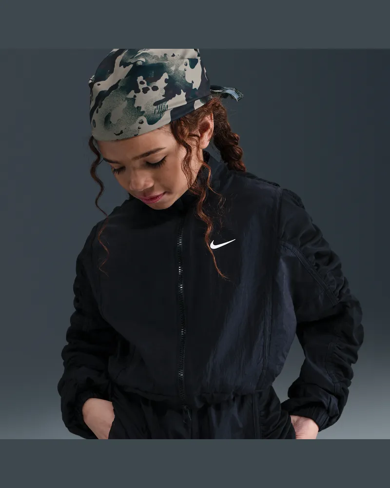 Nike Sportswear Webjacke (Mädchen) - Schwarz Schwarz