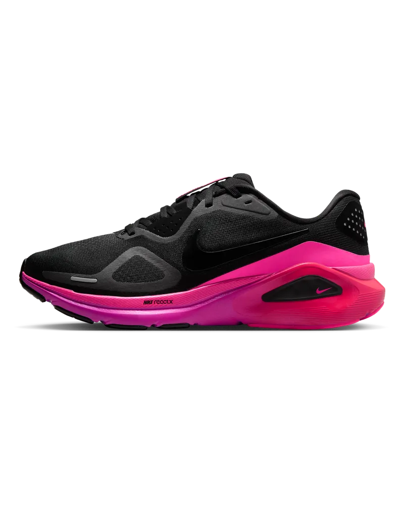 Nike Structure 26 Straßenlaufschuh (Damen) - Schwarz Schwarz