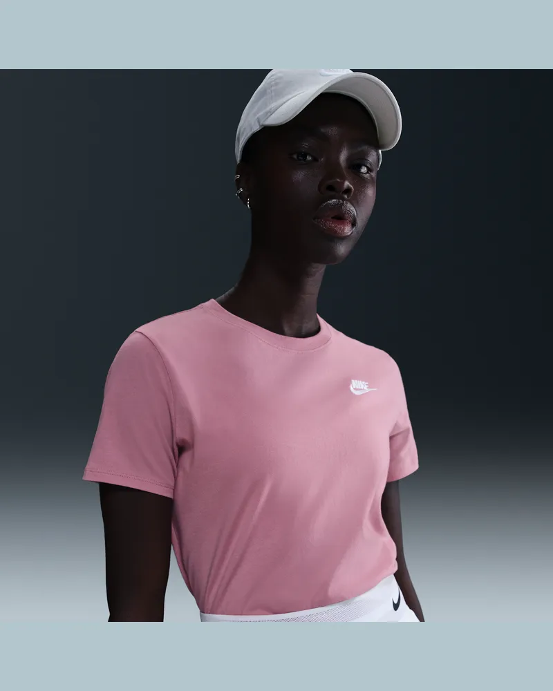 Nike Sportswear Club Essentials Damen-T-Shirt - Pink Pink