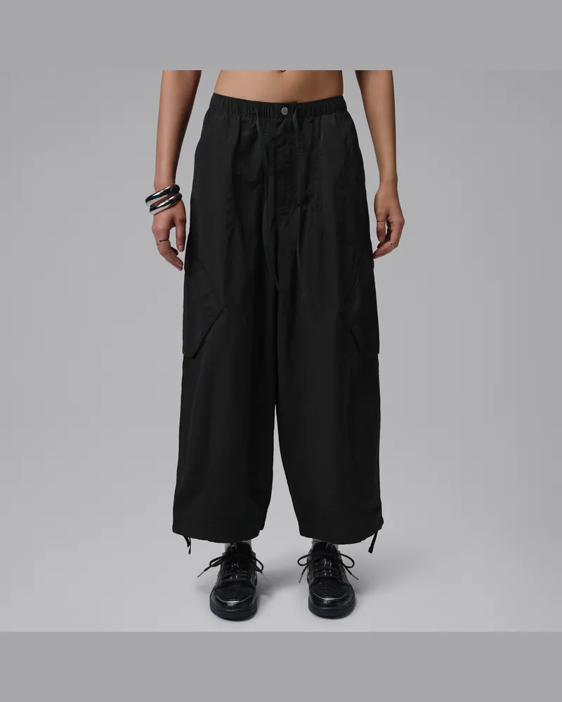 Jordan Flight Chicago Parachute-Hose (Damen) - Schwarz Schwarz