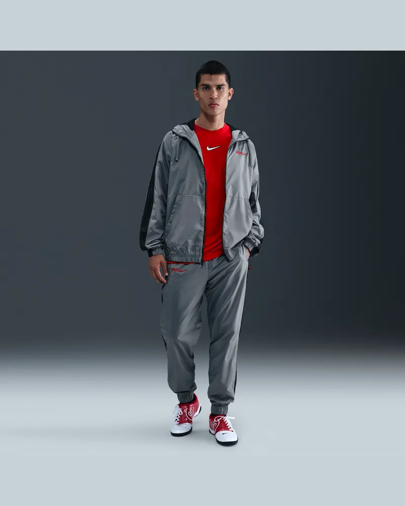 Nike Atlético Madrid  Fußball-Trainingsanzug aus Webmaterial mit Kapuze für Herren - Grau Grau