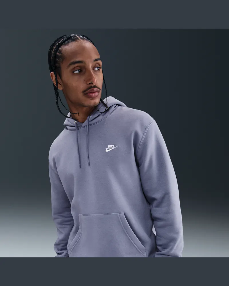Nike Club Fleece-Hoodie (Herren) - Blau Blau