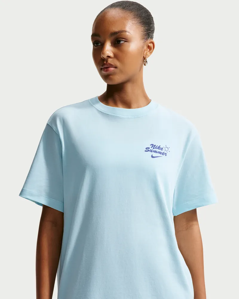 Nike T-Shirt (Damen) - Blau Blau