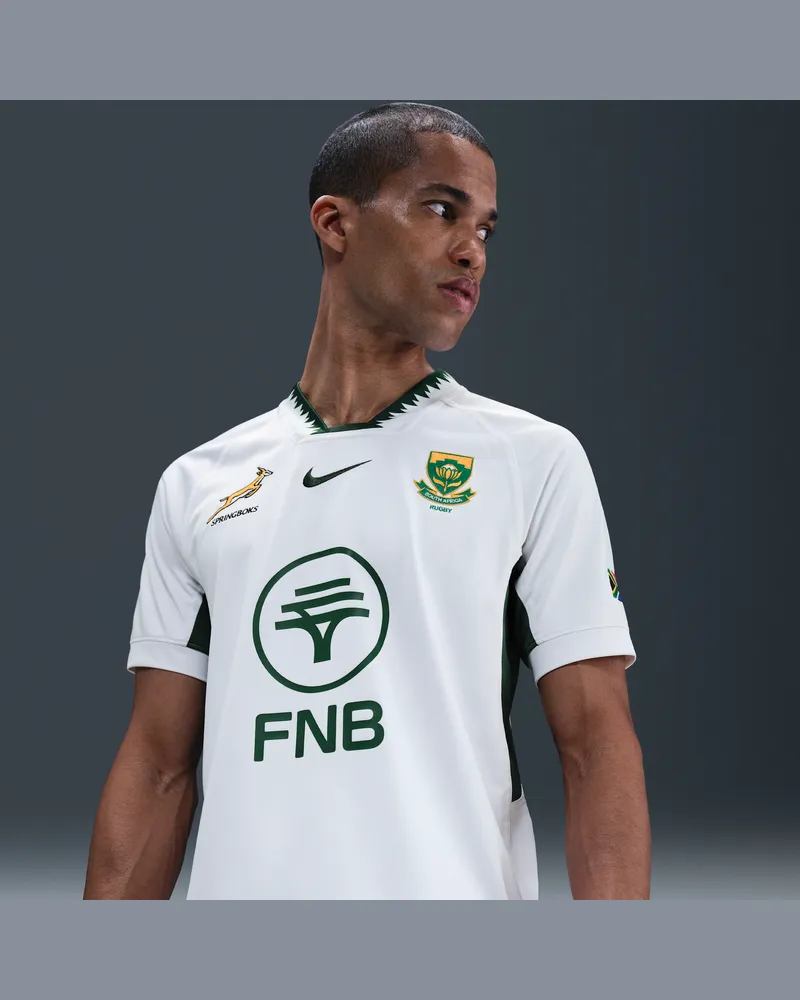 Nike Springboks 2025/26 Stadium Away  Rugby Replika-Auswärtstrikot (Herren) - Weiß Weiß