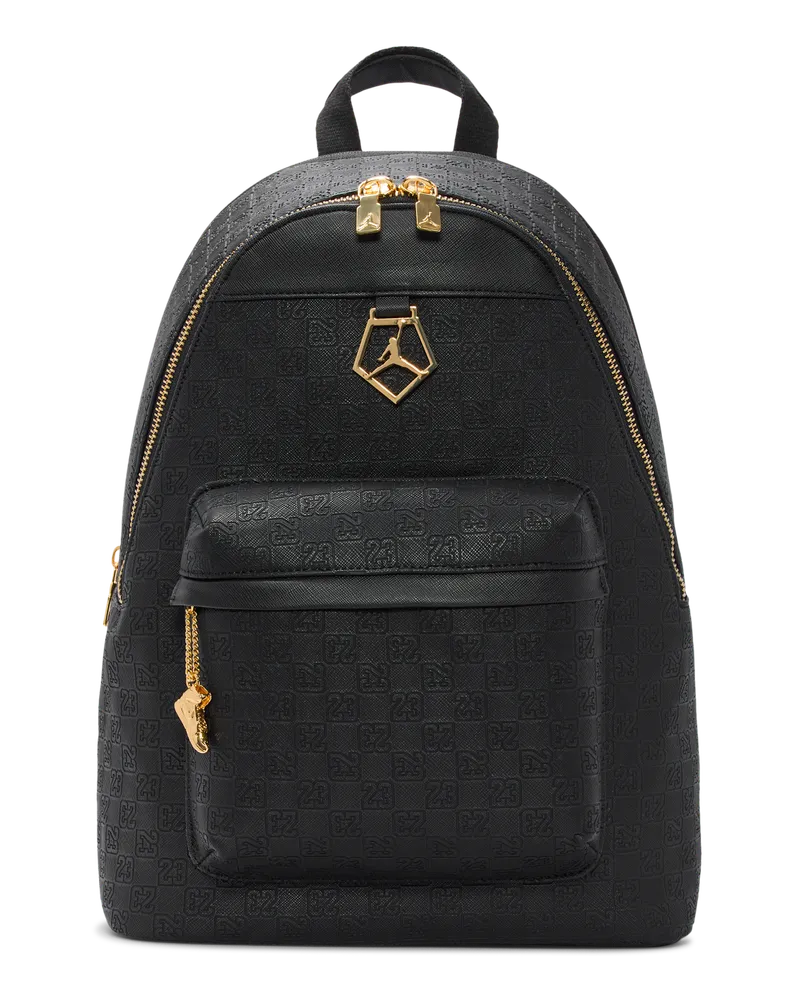 Jordan Core Monogram Rucksack (20,8 l) - Schwarz Schwarz