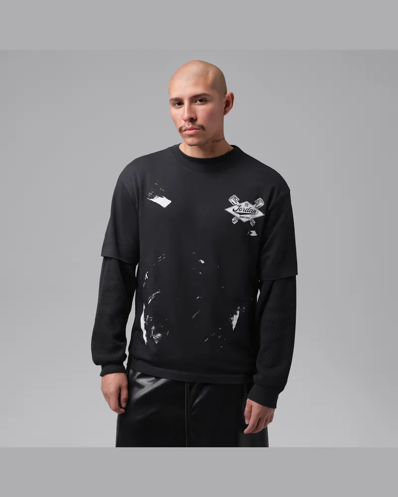 Jordan Brooklyn T-Shirt mit Grafik (Herren) - Schwarz Schwarz
