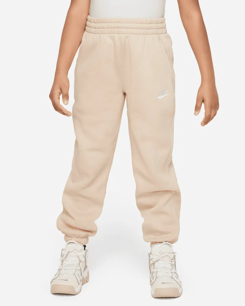Nike Sportswear Club Fleece lockere Hose (ältere Kinder) - Braun Braun