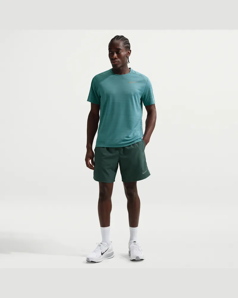 Nike Challenger Dri-FIT-Laufshorts mit Futter für Herren (ca. 18 cm) - Grau Grau